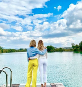 Michelle Hunziker e Serena Autieri insieme a Roma